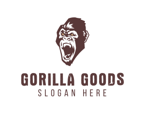 Angry Wild Gorilla logo design