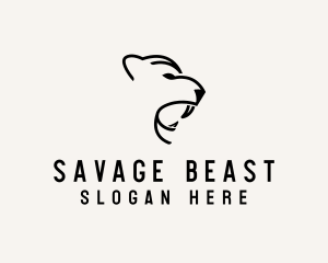 Tiger Beast Animal logo design