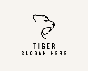 Tiger Beast Animal logo design