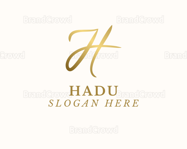 Elegant Script Hotel Logo