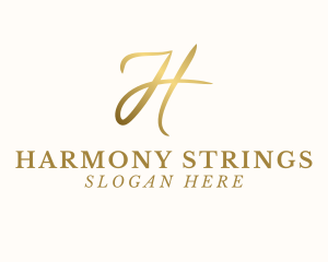 Elegant Script Hotel logo design