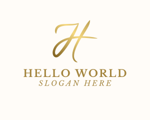 Elegant Script Hotel logo design