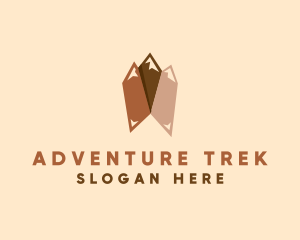 Trek - Outdoor Mountain Trek logo design