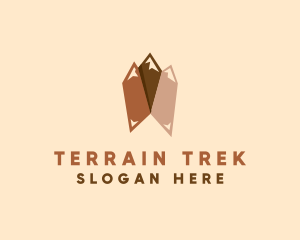 Outdoor Mountain Trek logo design