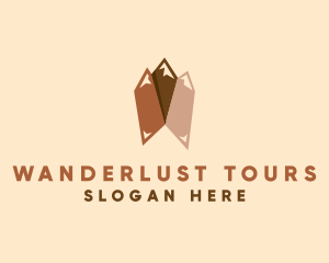 Outdoor Mountain Trek logo design