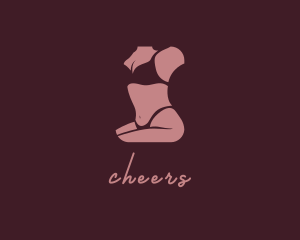 Female Body - Sexy Bikini Woman logo design