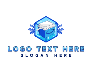 Cooler - Ice Box Cooler logo design