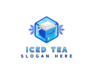 Ice Box Cooler logo design