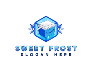 Ice Box Cooler logo design