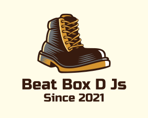 Shoe Store - Leather Boots Footwear logo design