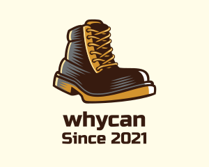 Shoe Repair - Leather Boots Footwear logo design