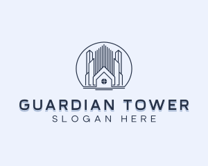 Skyscraper Real Estate logo design