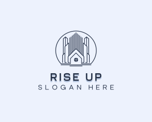 Skyscraper Real Estate logo design