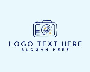 Video - Camera Flash Photography logo design