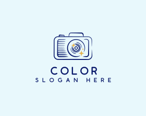 Camera Flash Photography Logo