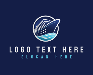 Nautical Cruise Ship Logo