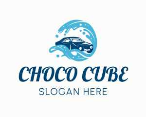Cleaning - Water Wave Car Cleaning logo design