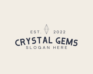 Business Crystal Wordmark logo design