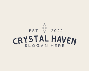 Business Crystal Wordmark logo design