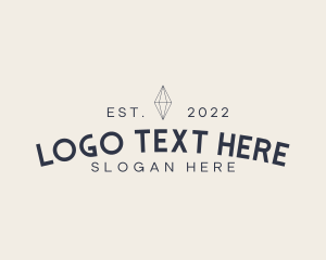 Elegance - Business Crystal Wordmark logo design