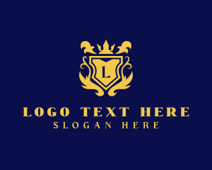 Lettermark - Monarch Shield Boutique logo design
