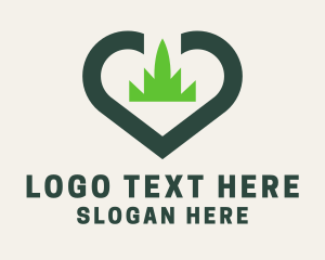Environmental - Grass Heart Gardening logo design
