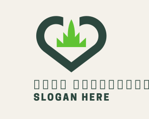 Grass Heart Gardening Logo
