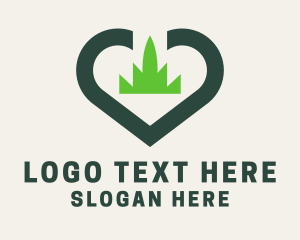 Grass Heart Gardening Logo