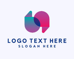App - Abstract Communication App logo design