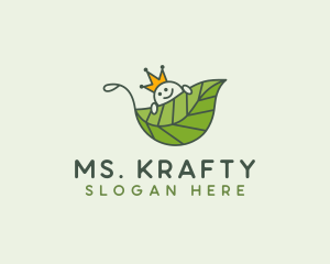 Cute - Cute Crown Leaf logo design