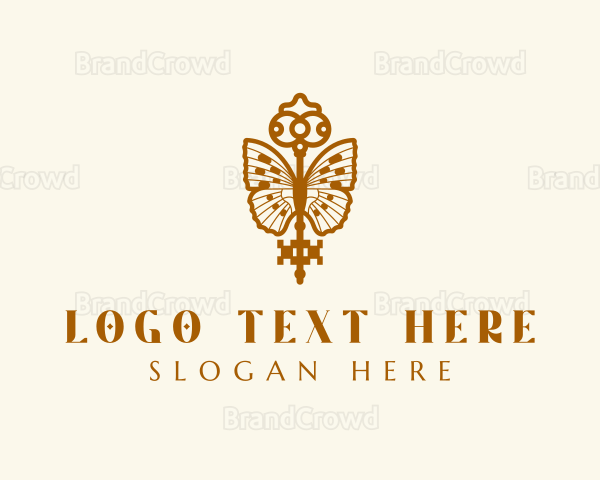 Elegant Boutique Key Wings Logo