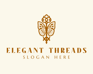 Elegant Boutique Key Wings logo design