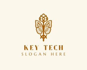 Elegant Boutique Key Wings logo design