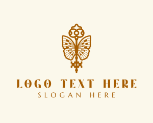 Event Organizer - Elegant Boutique Key Wings logo design