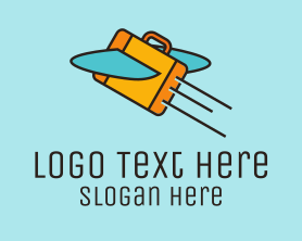 Luggage - Airplane Luggage logo design