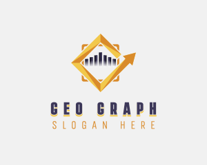 Analytics Graph Financing logo design