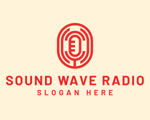 Radio Station - Podcast Radio Mic logo design