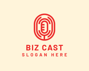 Podcast - Podcast Radio Mic logo design