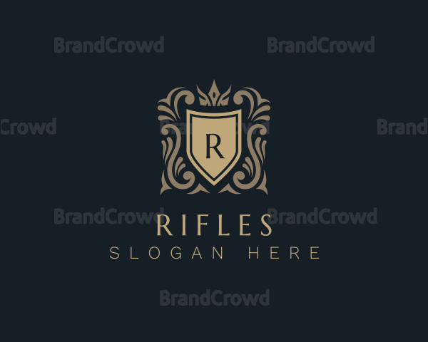 Crown Shield Royal Crest Logo
