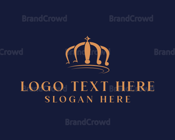 Elegant Crown Jewelry Logo