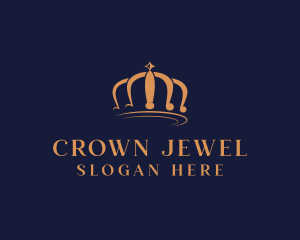 Elegant Crown Jewelry logo design