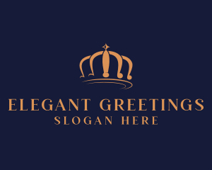 Elegant Crown Jewelry logo design