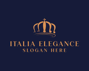 Elegant Crown Jewelry logo design