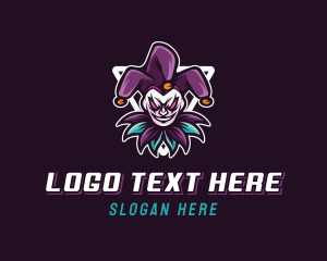 Drama - Circus Jester Clown logo design
