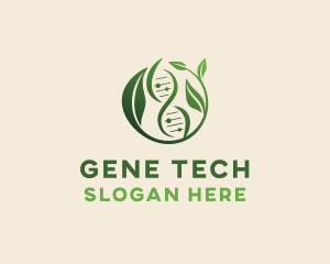 Biotech Plant DNA logo design