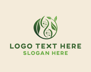 Leaf - Biotech Plant DNA logo design
