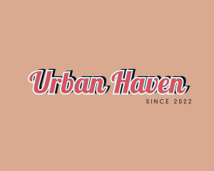 Retro Urban Graffiti logo design