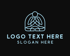 Amazing - Yoga Meditation Zen logo design