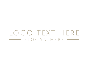 Wordmark - Minimalist Elegant Business logo design