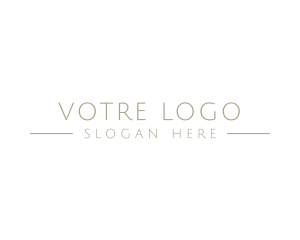 High End - Minimalist Elegant Business logo design